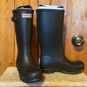 Black Hunter Original Big Kids Rain Boots
